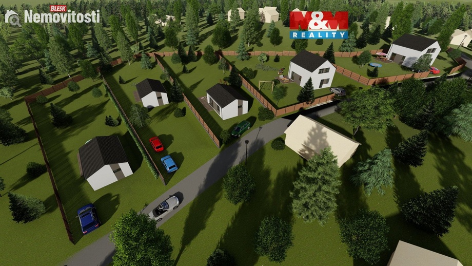 Prodej stavebního pozemku 1 050 m², Plasy