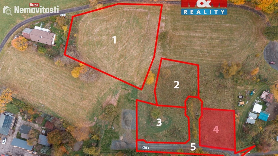 Prodej stavebního pozemku 770 m², Podhradí