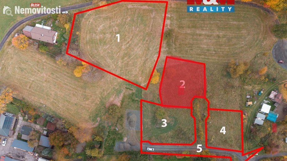 Prodej stavebního pozemku 1 006 m², Podhradí