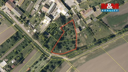 Prodej stavebního pozemku 1 542 m², Polkovice