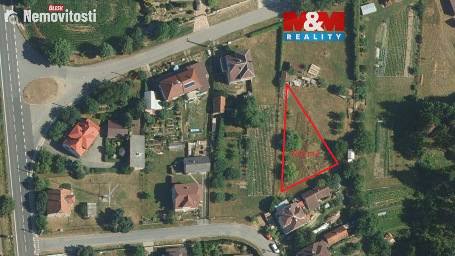 Prodej stavebního pozemku 750 m², Ostrov nad Oslavou