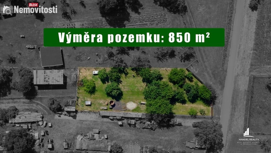 Prodej stavebního pozemku 850 m², Zborovice - Medlov
