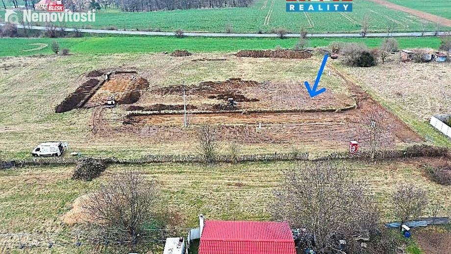 Prodej stavebního pozemku 992 m², Hořín