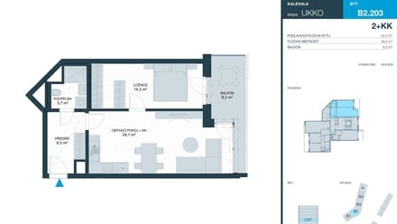 Prodej bytu 2+kk 48 m², Brno
