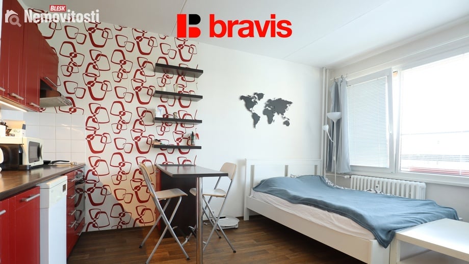 Pronájem bytu 1+kk 30 m², Brno - Bohunice
