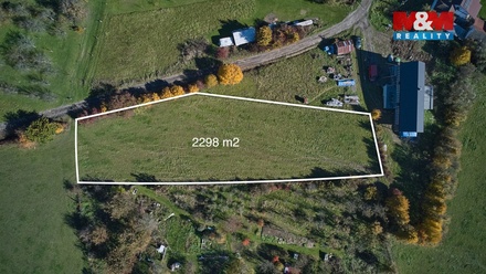 Prodej stavebního pozemku 2 298 m², Jestřabí