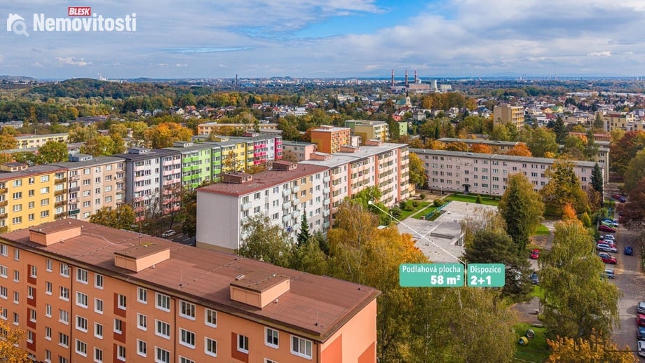 Prodej bytu 2+1 56 m², Ostrava - Poruba