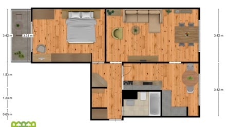 Pronájem bytu 2+1 63 m², Uherské Hradiště