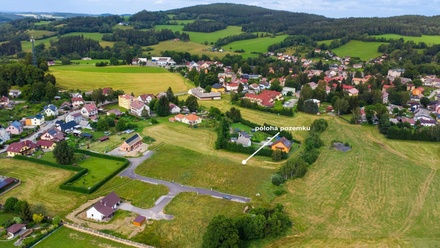 Prodej stavebního pozemku 1 563 m², Zdíkov