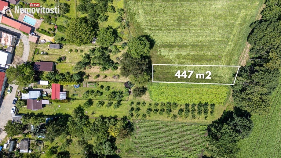 Prodej zahrady 447 m², Bystročice