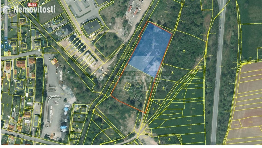 Prodej stavebního pozemku 9 473 m², Nýřany