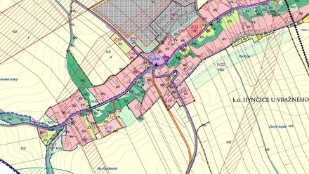 Prodej stavebního pozemku 696 m², Vražné
