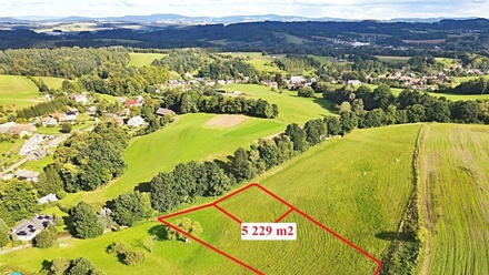 Prodej stavebního pozemku 5 229 m², Hnátnice