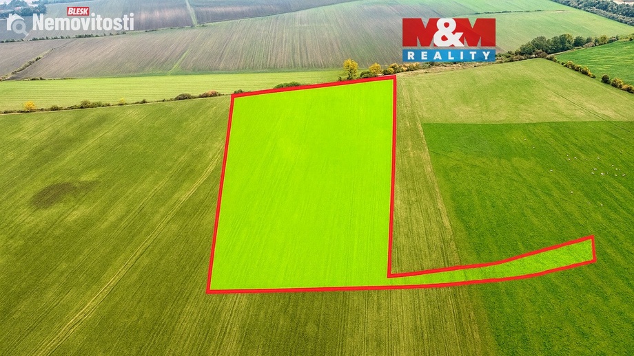 Prodej pole 34 382 m², Dolní Roveň