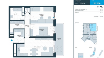 Prodej bytu 3+kk 78 m², Brno