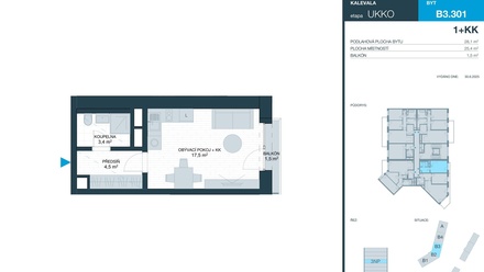 Prodej bytu 1+kk 25 m², Brno
