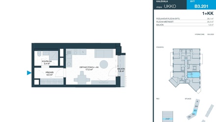 Prodej bytu 1+kk 25 m², Brno