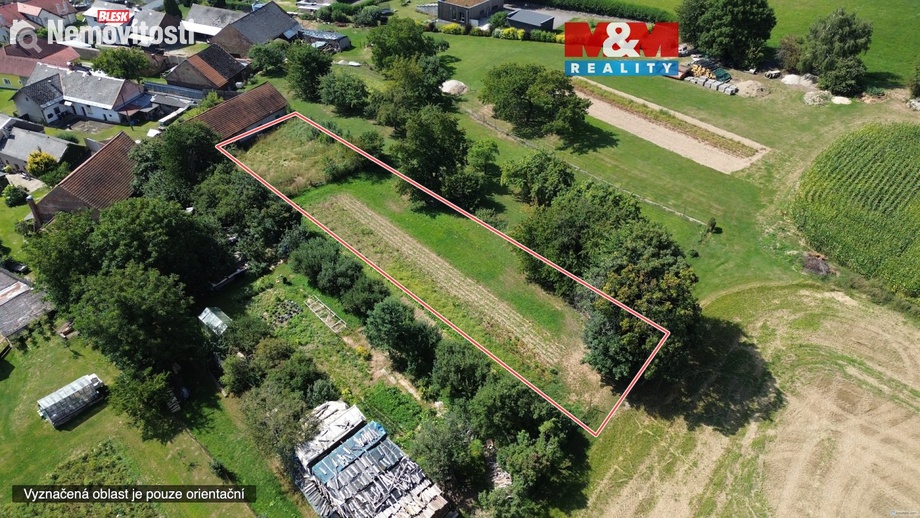 Prodej zahrady 2 336 m², Havlíčkův Brod