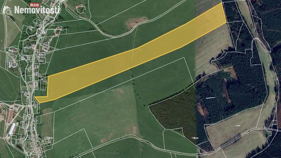 Prodej louky 105 371 m², Meziměstí