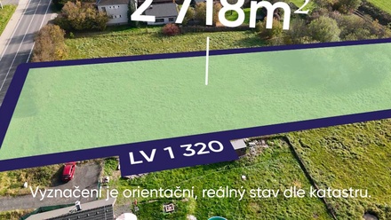 Prodej pole 2 718 m², Karlovice