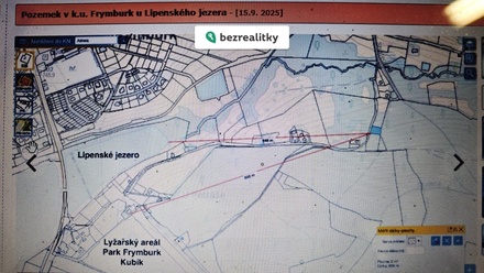 Prodej specifického pozemku 765 m², Frymburk