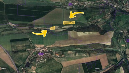 Prodej louky 39 037 m², Koleč