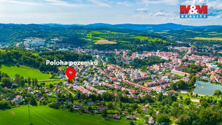 Prodej stavebního pozemku 823 m², Český Krumlov
