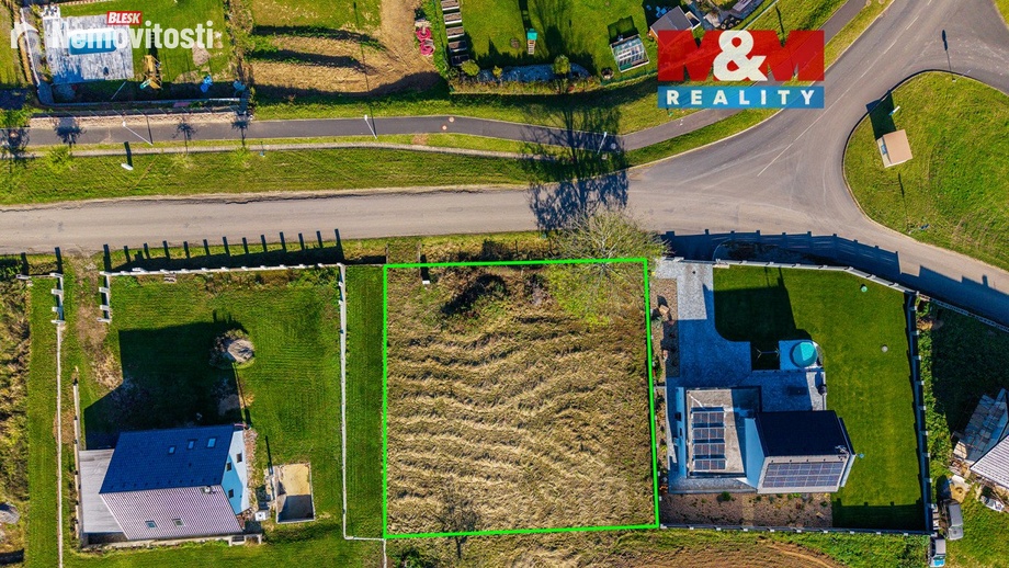 Prodej stavebního pozemku 1 000 m², Malšovice
