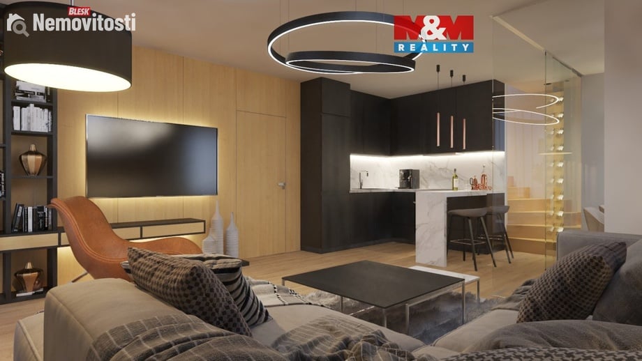 Prodej atypického bytu 166 m², Praha 5