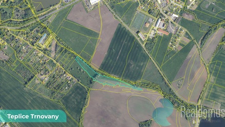 Prodej stavebního pozemku 2 554 m², Teplice