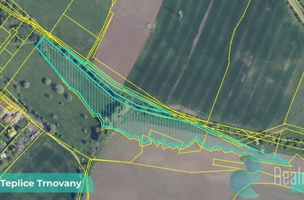 Prodej stavebního pozemku 2 554 m², Teplice
