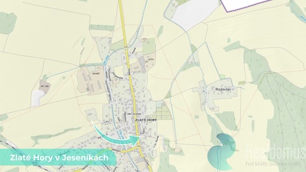 Prodej zahrady 592 m², Zlaté Hory