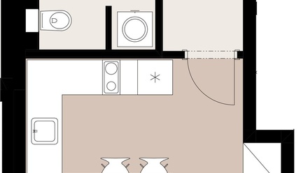 Prodej bytu 1+kk 35 m², Praha - Michle