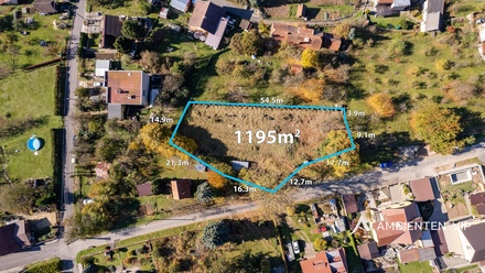 Prodej stavebního pozemku 1 195 m², Olomučany