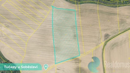 Prodej specifického pozemku 11 561 m², Tučapy