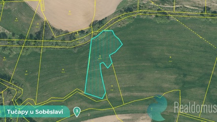 Prodej specifického pozemku 11 561 m², Tučapy