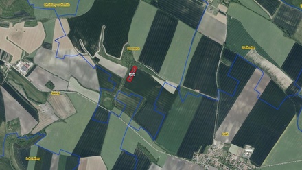 Prodej pole 7 835 m², Podsedice