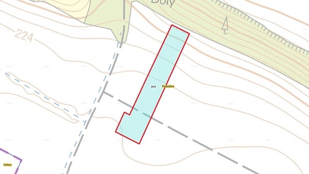 Prodej pole 7 835 m², Podsedice