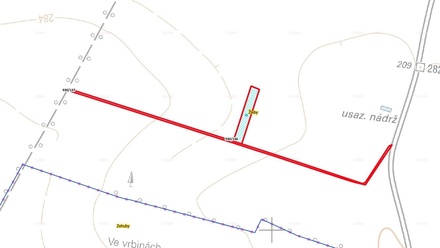 Prodej pole 2 099 m², Žleby