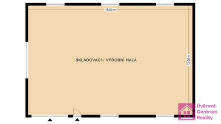 Pronájem skladu 200 m², Hodonín
