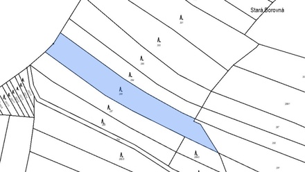 Prodej lesa 7 177 m², Mysletice