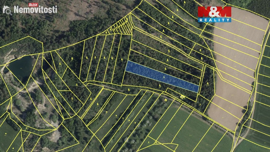 Prodej lesa 7 177 m², Mysletice