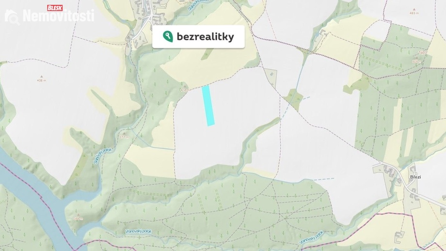 Prodej pole 10 483 m², Slabčice