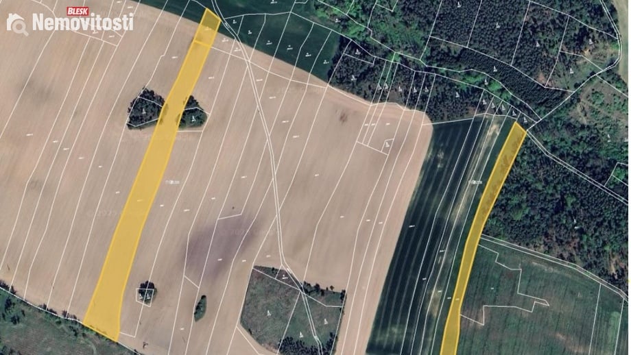 Prodej podílu 1/6 pole 3 818 m², Pyšel