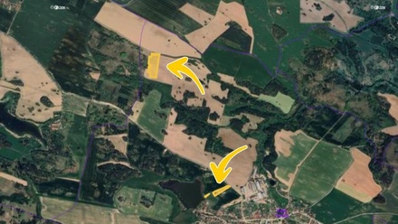 Prodej podílu 1/6 pole 3 971 m², Pyšel