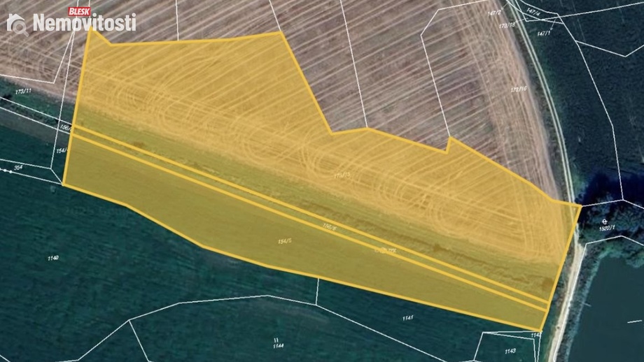 Prodej podílu 3/8 pole 10 992 m², Hrazany