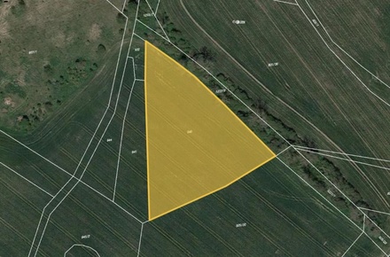 Prodej pole 6 388 m², Brodce