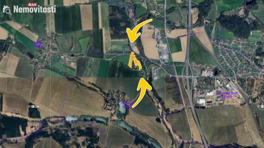 Prodej pole 11 922 m², Chotoviny