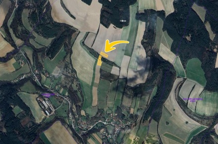 Prodej pole 5 010 m², Prostřední Poříčí
