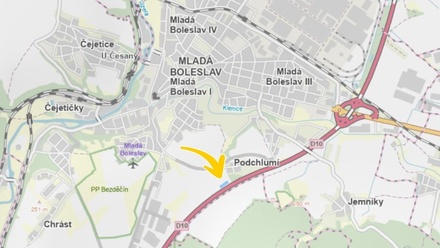 Prodej pole 3 766 m², Mladá Boleslav